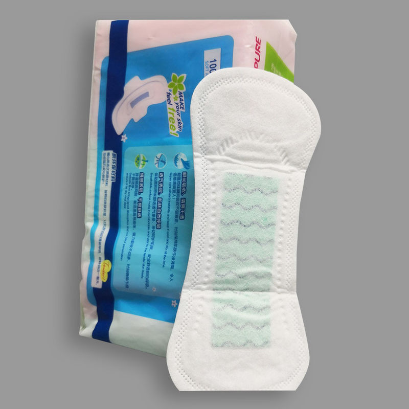 Long Disposable Breathable Winged Women Sanitary Napkins